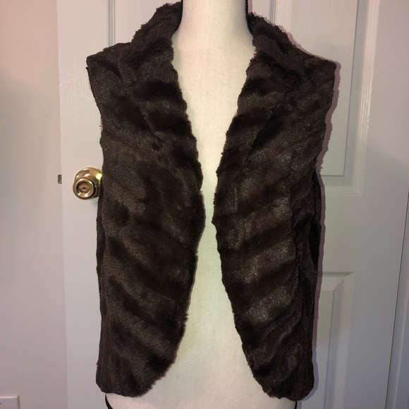 Donna Ricco Jackets & Blazers - Faux Fur Vest